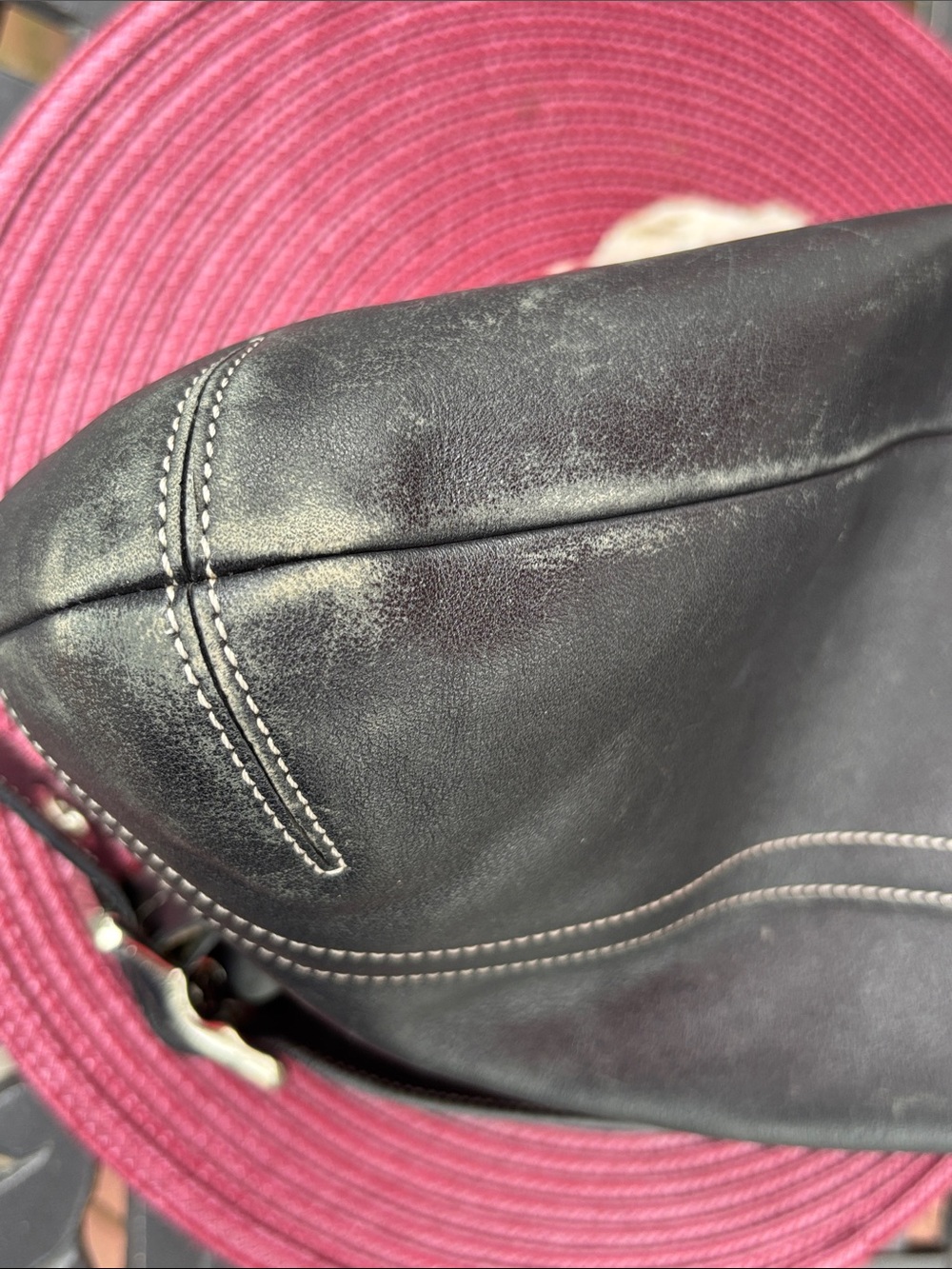 Coach Legacy Black Leather Zip Closure Shoulder Bag - Picture 10 of 10